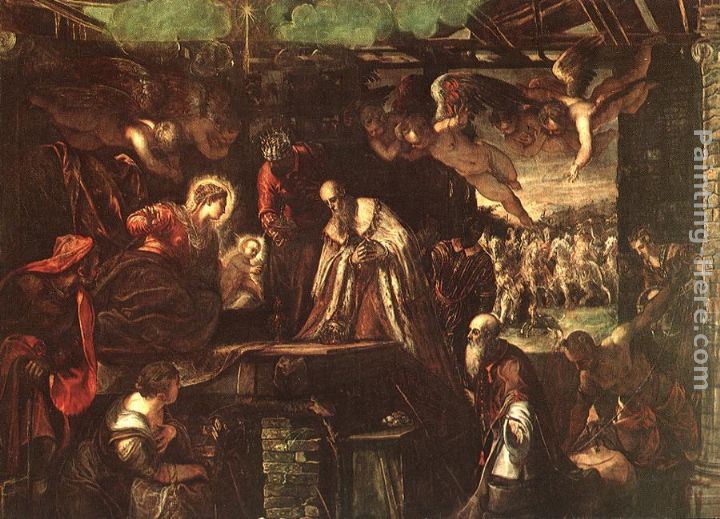 Jacopo Robusti Tintoretto Adoration of the Magi